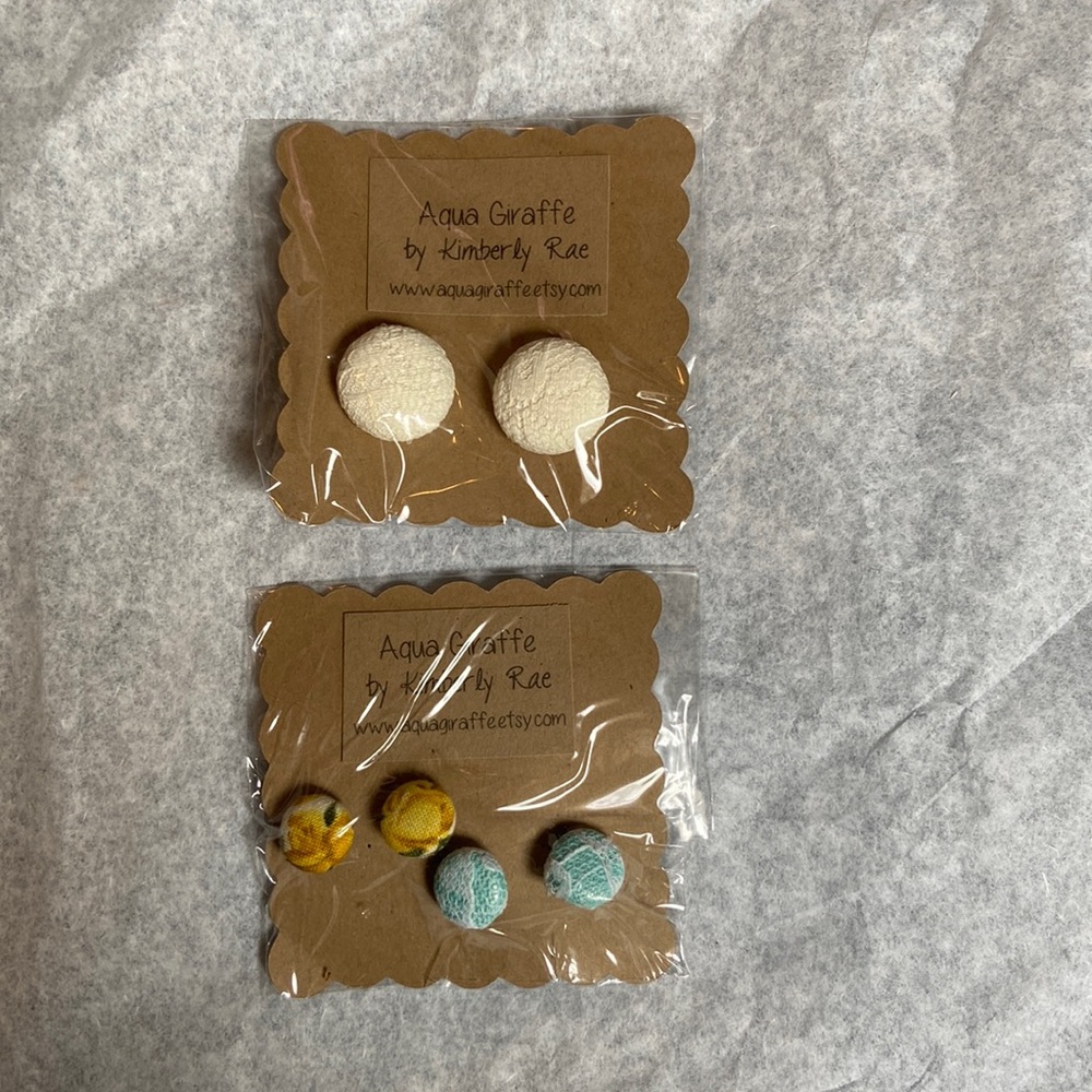 NWT Etsy earring set